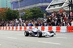 Nick Heidfeld mit seinem F1-Boliden in Seoul