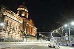 Nick Heidfeld beim F1-Qualifying in Singapur