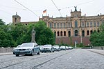 BMW Hydrogen 7 Korso in M�nchen