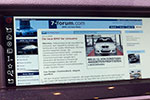 Internet auf dem vorderen Bord-Bildschirm im BMW 550i (F10)