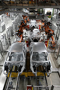 Die neue BMW 5er Limousine, Produktion im Werk Dingolfing