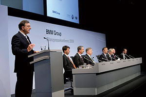 Dr. Norbert Reithofer, Vorstandsvorsitzender der BMW AG. BMW Group Bilanzpressekonferenz 2009