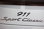 Porsche 911 Sport Classic, Typbezeichnung am Heck