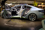 Fluence Z. E. Concept, Elektro-Auto mit Stufenheck, die Reichweite soll 160 km betragen