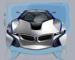 BMW Vision EfficientDynamics, Design Skizze Exterieur