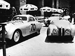 BMW 328 "Mille Miglia" Wagen in Brescia zur Abnahme für den I. Gran Premio Brescia delle Mille Miglia, 28.04.1940