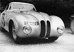 BMW 328 Mille Miglia Kamm-Rennlimousine beim I. Gran Premio Brescia delle Mille Miglia, 28.04.1940 