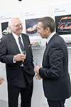 Architekt Richard Meier mit Jeff Koons