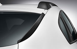 BMW X6 mit BMW Performance Produkten, Heckfinne