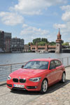 BMW 118i Sport Line (F25) on location in Berlin