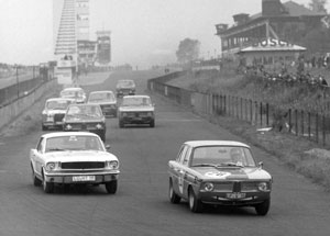50 Jahre BMW Neue Klasse, BMW 2000 TI auf dem Nürburgring 1966