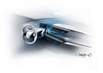 BMW i3 Concept, Interieur, Designskizze