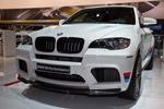 BMW X6 M Performance, mit BMW Performance Frontsplitter Carbon (1.500 Euro)