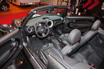 MINI Cooper S Cabrio, Eclipse Grey mettalic, Leder Punch Carbon Black, Sport Lenkrad mit Schaltwippen