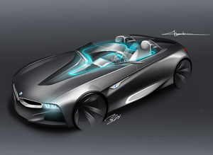 BMW Vision ConnectedDrive, Designskizze