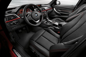 BMW 3er Touring - Innenraum, Leder Dakota Schwarz