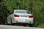 BMW 750i (F01 LCI) on location in St. Petersburg