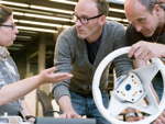 BMW Concept Active Tourer, Interieur Design Team, v.l.n.r. Corona Dring, Max Rathmann, Robert Gold