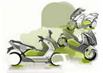 BMW C evolution, Designskizze