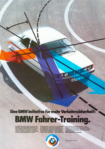 Poster 'BMW Fahrer-Training" Poster 'BMW Fahrer-Training'