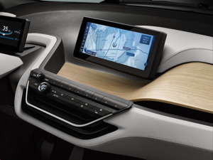 BMW i3 Concept Coupe, moderne Anzeige- und Display-Technik