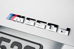 BMW M550d xDrive, Typ-Schriftzug M550d am Heck