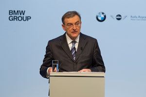Dr. Norbert Reithofer, Vorsitzender des Vorstands der BMW AG. BMW Group Bilanzpressekonferenz am 13. Mrz 2012 in Mnchen