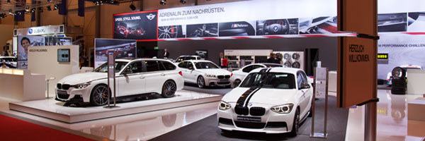 BMW Messestand auf der Essen Motor Show 2012