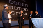 DTM-Runde whrend der Erffnungs-Pressekonferenz der Essen Motor Show 2012