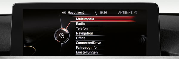 BMW 4er Coupe, Sport Line, freistehender Bord-Bildschirm