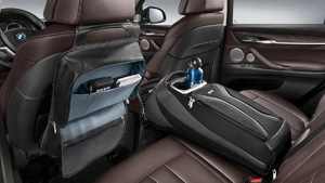 BMW Original Zubehör für den BMW X5: Ablagetasche Fond Luxury; Lehnentasche Luxury