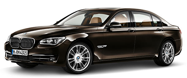 BMW Individual 7er Limousine Langversion - 760Li - Citrinschwarz metallic - Leichtmetallrder V-Speiche 301 l 