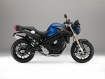 BMW F 800 R, Racingblue metallic matt / Schwarz