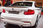 BMW M235i mit BMW M Performance Komponenten: Heckdiffusor schwarz matt (370 Euro)