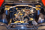 BMW 318i (E30), Motorraum, Motor und alle Bauteile 24 Karat vergoldet oder verchromt