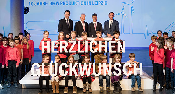 BMW Group Werk Leipzig: Festakt zu '10 Jahre BMW Produktion in Leipzig'