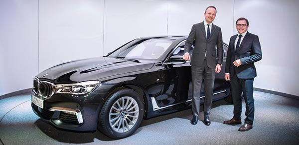 Abholung ded ersten BMW 7er in der BMW Welt
