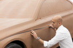 BMW 7er-Reihe, Design, Arbeiten am Clay-Modell