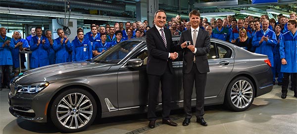 Produktionsstart der neuen BMW 7er Reihe im Werk Dingolfing