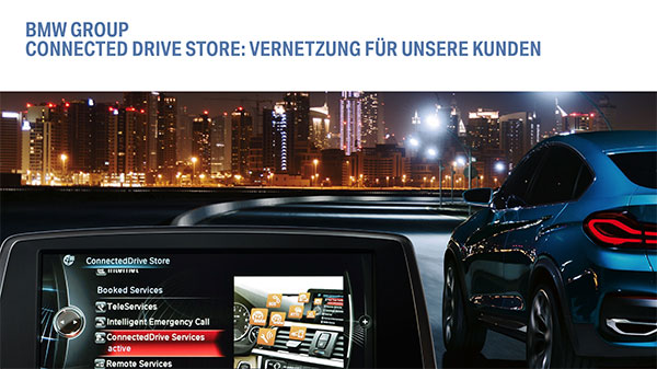 BMW Bilanzpressekonferenz - ConnectedDrive Store