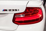 BMW M235i xDrive Cabrio, Schriftzug auf der Heckklappe