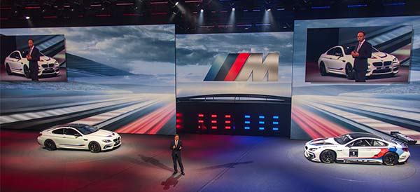 Ian Robertson stellt den neuen BMW M6 GT3 (re.) und den M6 Competition Edition vor