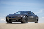 BMW i8 Versuchsfahrzeug mit Wasserstoff-Brennstoffzellen eDrive Technologie