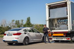 BMW 5er GT Versuchsfahrzeug mit Wasserstoff-Brennstoffzellen eDrive Technologie, Betankung