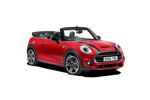 MINI Cooper S Cabrio mit John Cooper Works Exterieur Paket. Chili Red.