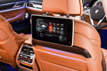 BMW 7er, Monitor am Sitz, Menü ConnectedDrive, Fond Entertainment Experience (Sonderausstattung)