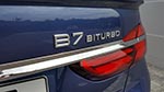 BMW Alpina B7 BiTurbo, Typbezeichnung auf der Heckklappe.