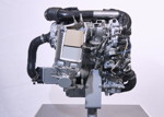 Weiterentwickelter BMW TwinPower Turbo 4-Zylinder Dieselmotor.