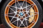 BMW M4 GTS, M Leichtmetallrad im exklusiven Sternspeiche 666 M Styling in Acid Orange, geschmiedet, glanzgedreht
