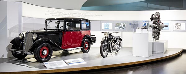 BMW Museum, Wechselausstellung '100 Meisterstücke': der große Erfolg des neuen BMW 6-Zylinders im BMW 303.